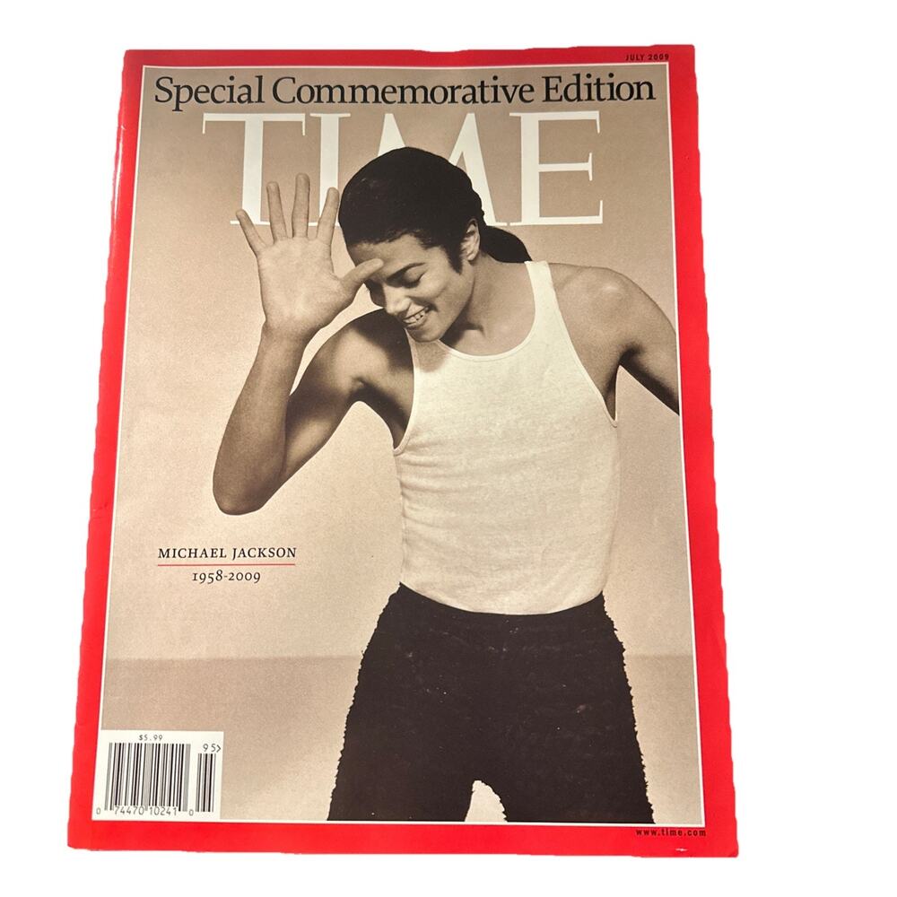 MICHAEL JACKSON Time Magazine Commemorative Edition July 2009 King of Pop